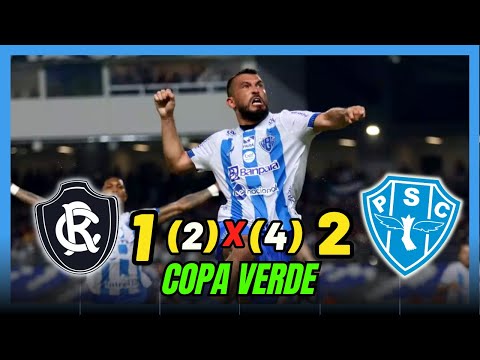 THRILLING PENALTIES - Remo 1 (2) x (4) 2 Paysandu | Copa Verde 2023 | Highlights