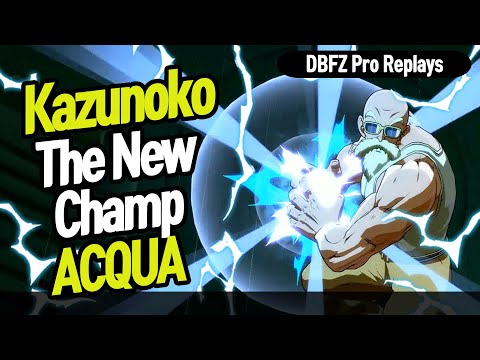 【DBFZ】 Champion once again!! Kazunoko vs ACQUA 【DBFZ Pro Replays】