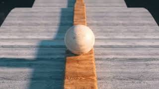 Meditative Visual: Wooden Zen Ball | NO AUDIO ZEN