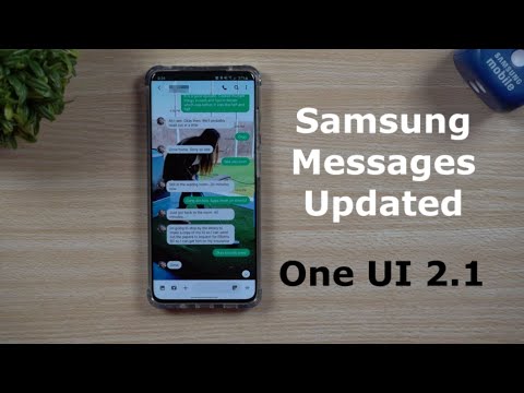 Updated Samsung Messages | Awesome New Feature - One UI 2.1