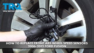How to Replace Front ABS Wheel Speed Sensors 2006-2012 Ford Fusion
