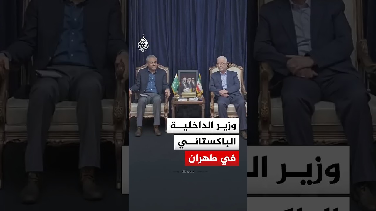 فيديو | وزير الداخلية الإيراني يستقبل نظيره الباكستاني في طهران