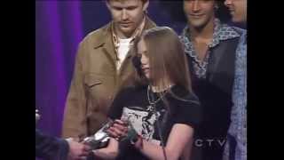 Avril Lavigne - Winning single and album of the year @ Juno Awards 24/04/2003