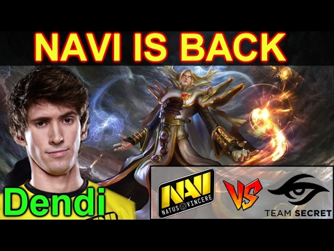 Dendi Invoker vs SECRET — Comeback — Highlights — Dota 2
