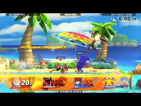 Ultra WBB #129 | Gio.G & Infinite Omega vs Purple Chocolate & Missing - Winners Round 1 - Super Smas