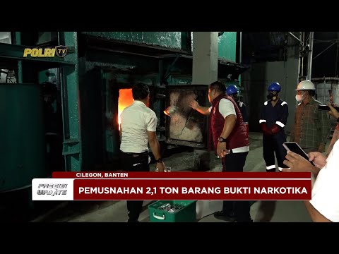 PRESISI UPDATE: LIVE REPORT - PEMUSNAHAN 2,1 TON BARANG BUKTI NARKOBA 30/10/2025 (08.30)