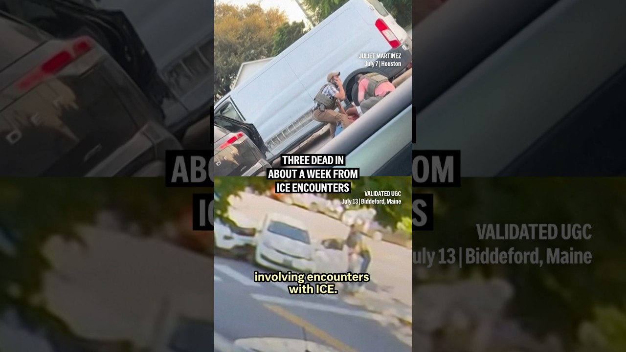 Video: Three killed in ICE encounters over week in Florida, Maine, Houston