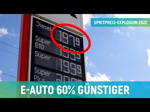 ELEKTROAUTO FAHREN bis zu 60% GÜNSTIGER?! SPRITPREISE explodieren | 2022 | ELECTRIFY ME!