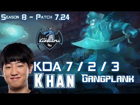 LZ Khan GANGPLANK vs ILLAOI Top - Patch 7.24 KR Ranked