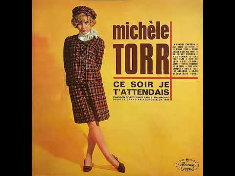 Michèle Torr " Ce soir je t'attendais " - 33 trs stéréo Mercury 125.601 (1966)