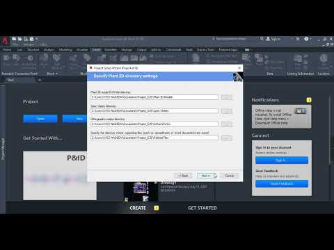 AutoCAD Plant 3D Full Course (Part 1) – Creating a New Project from Scratch