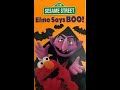 Opening To Sesame Street Elmo Says BOO 1997 VHS