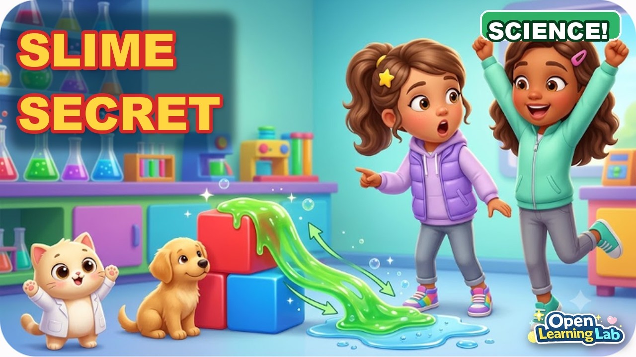 Why Is Slime a Liquid AND a Solid? | Science for Kids
