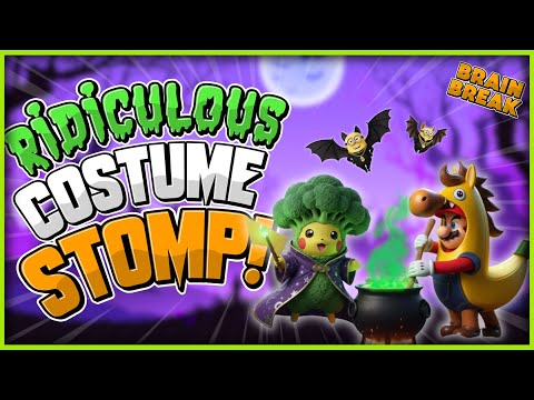 Ridiculous Costume Stomp! 🎃 Halloween Brain Break 🎃 Would You Rather 🎃 Just Dance 🎃 Danny Go Noodle