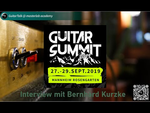 GuitarTalk @ Guitar Summit - Interview mit Bernhard Kurzke