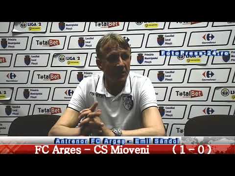 Antrenor FC Argeş   Emil Săndoi