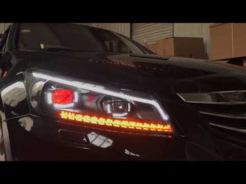 VLAND Dual Beam Headlights With Demon Eyes For Honda Accord 2008-2012