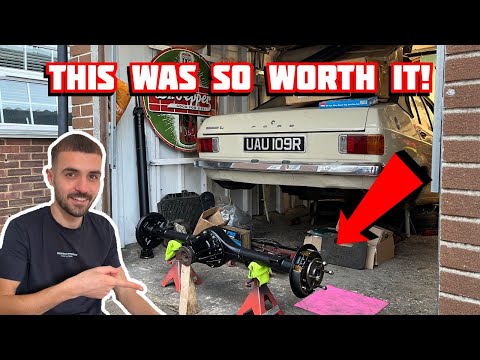 REBUILDING MY MK2 ESCORT REAR AXLE! DIFF, HALFSHAFTS & BRAKES