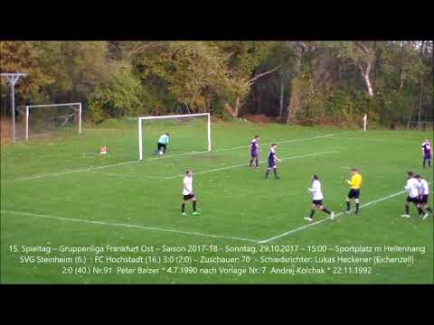 SVG Steinheim : FC Hochstadt Schnitt So 29 10 2017