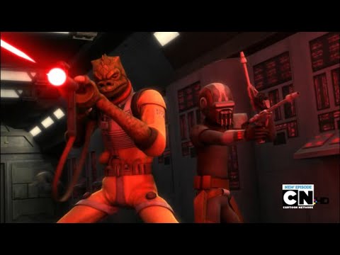 Bossk Every Scenes in Star Wars The Clone Wars - Part 2