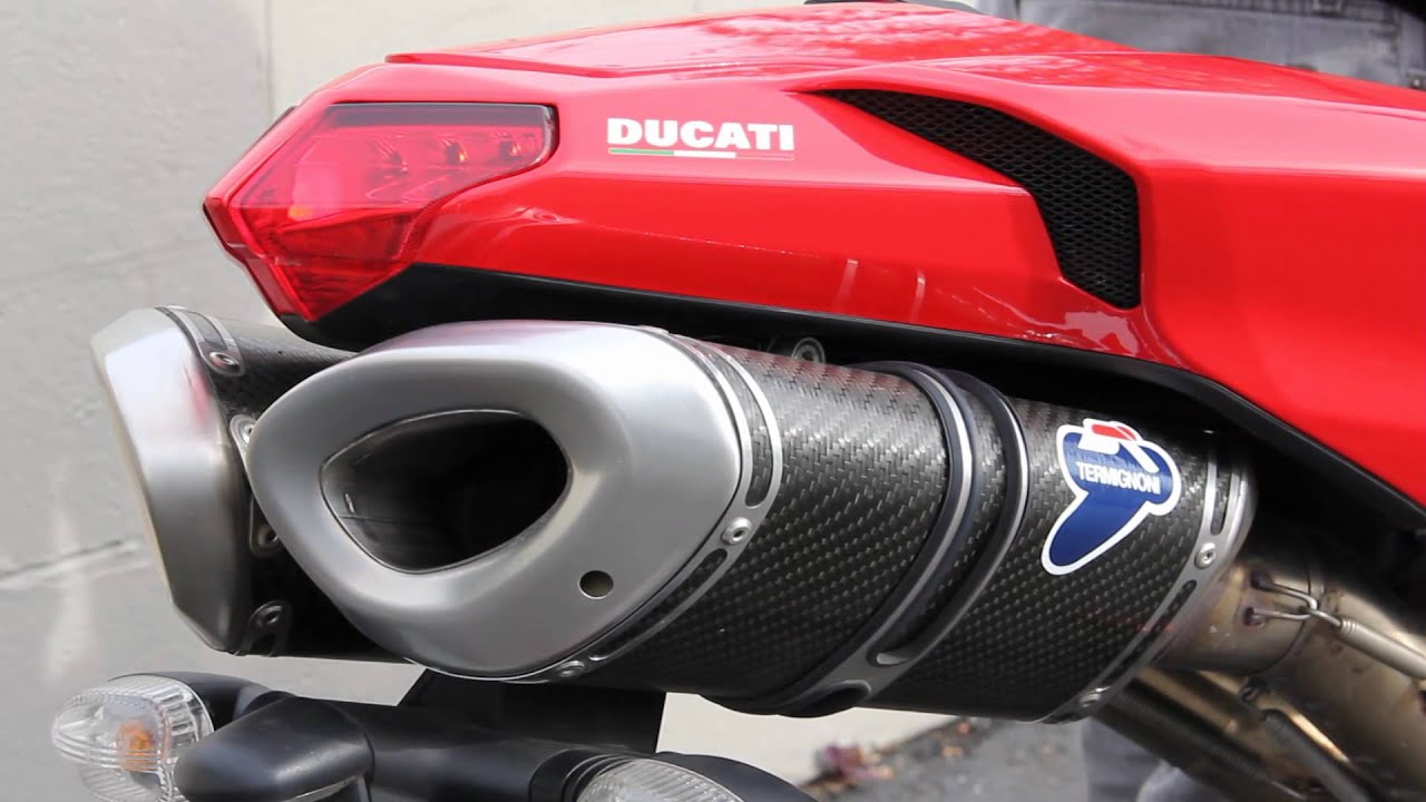 Termignoni exhaust system on DUCATI Superbike (5.1 Surround HD sound)