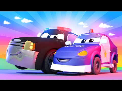 Tom der Abschleppwagen -  Klein Matt das Polizeiauto verfolgt einen Raser und fährt in einen Late...