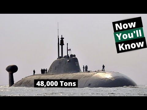 Typhoon class - Largest nuclear submarine in the world.