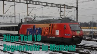 preview picture of video 'Züge Teil #19 [HD+] (Zugverkehr in Muttenz)'
