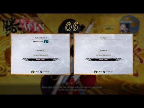 SAMURAI SHODOWN first ranked set Hibiki vs. Iroha