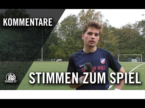 Die Stimmen zum Spiel | SC Nienstedten - SV Halstenbek-Rellingen II (13. Spieltag, Bezirksliga West)