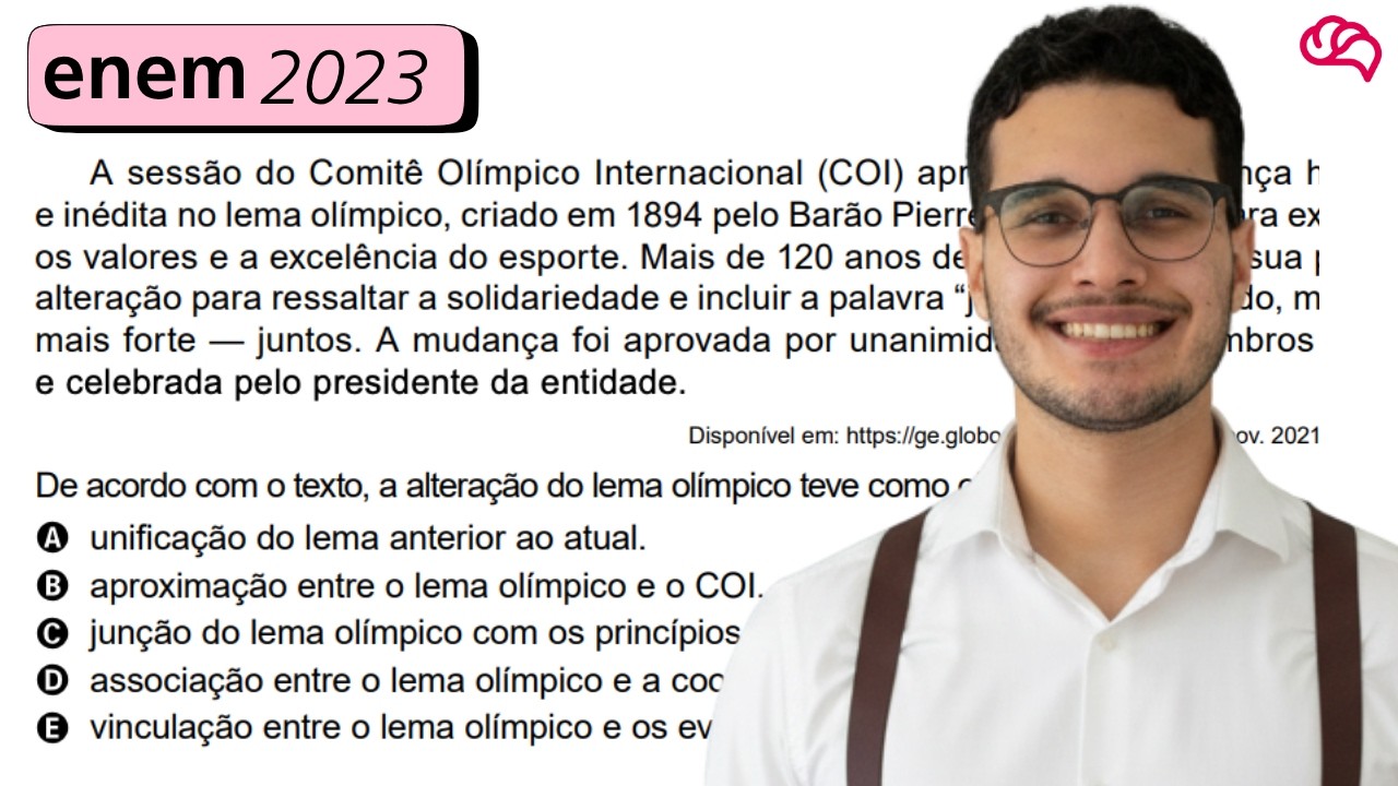 Resolução em Vídeo — Questão 6 ENEM 2023