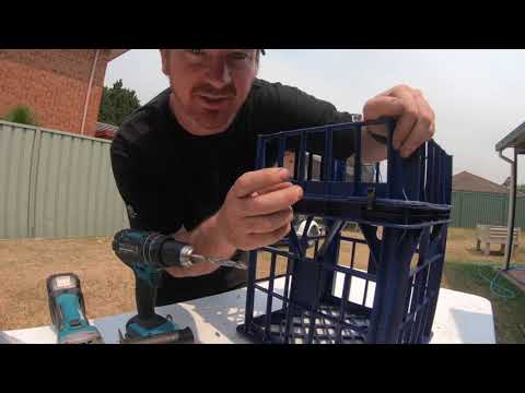 DIY Milk crate storage for your Kayak