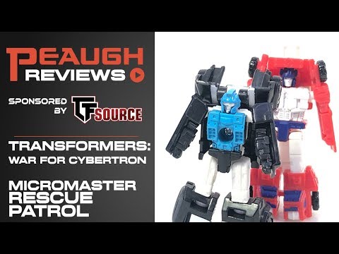 Video Review: Transformers: War for Cybertron SIEGE – Micromaster RESCUE PATROL