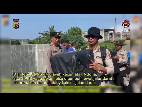 PENGAWALAN LOGISTIK PILKADA KAB. ENDE 2024 DENGAN TRANSPORTASI LAUT