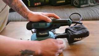 Makita BO3711 Schwingschleifer Unboxing Deutsch