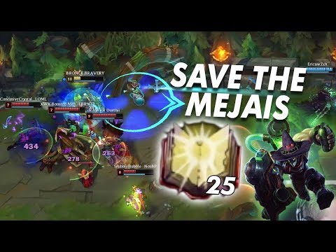 SINGED THRESH BOTLANE = NEW KOREAN META! 25 STACK MEJAIS DEATHCAP SINGED!
