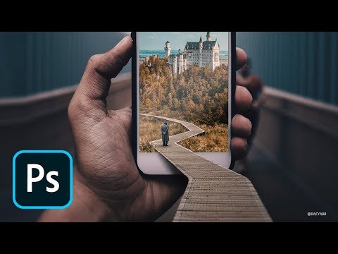 Neon Glow Effect Portrait Photoshop Tutorial