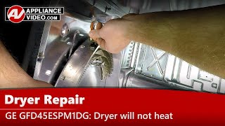 GE Dryer Repair: Will Not Heat - Hi-Limit Thermostat