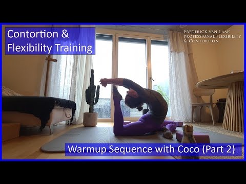 Contortion Training by Flexyart 186: Warmup Coco 2 - Also for Yoga, Poledance, Ballet, Dance