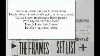 The Frames - Star Star {Live LYRICS
