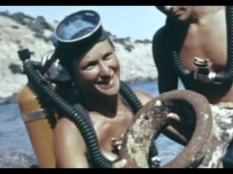 "The Blue Bay" (1959) first USSR  scuba movie. Stars Nina Rasskazikhina