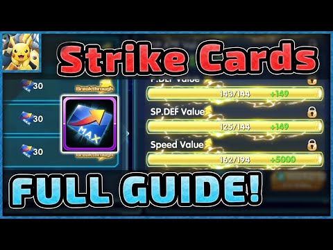 Strike Cards - FULL GUIDE! - Pokeland Legends