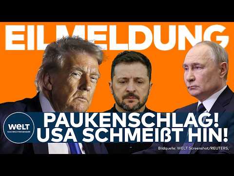 EILMELDUNG: Trump und die USA ziehen sich aus Verhandlungen zwischen Ukraine und Russland zurück