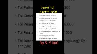 Download lagu tarif tol jakarta solo #mudik #tariftol mp3