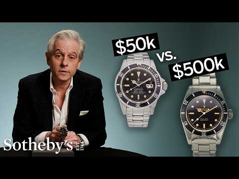 $500K vs $50K Rolex: Why Is This Submariner Worth 10x More | Sotheby's
