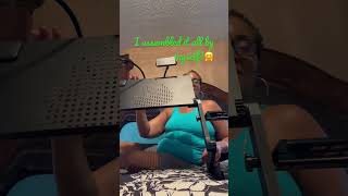 The finish project! Part 2(How to install a laptop adjustable stand)
