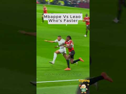 Kylian Mbappe Vs Rafael Leao THE ULTIMATE SPEED TEST! #mbappe #kylianmbappe
