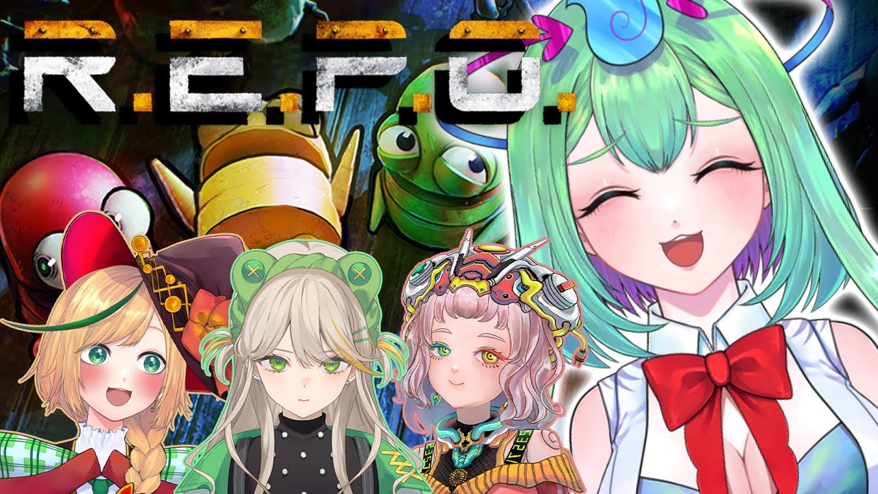 【 #repo 】意外に初メン…？後ろからにっこり見守ります【幽ヶ浦もち/てらめたる学園】