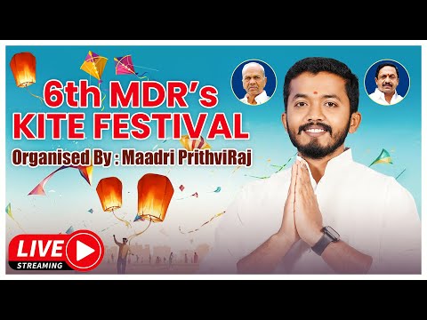Live: 6th MDR’s Kite Festival 2026 | Organised by Maadri PrithviRaj | Patancheru