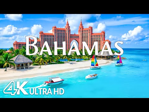 Bahamas 4K UHD – Pink Sand Beaches, Turquoise Waters & Tropical Island Paradise | Relaxing Music